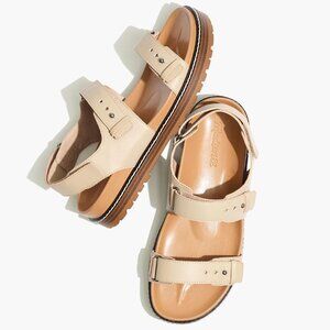 Madewell Leilah Sandal - Sz 10 - Beige